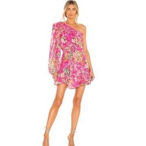 Hemant Nandita worn once one shoulder mini dress